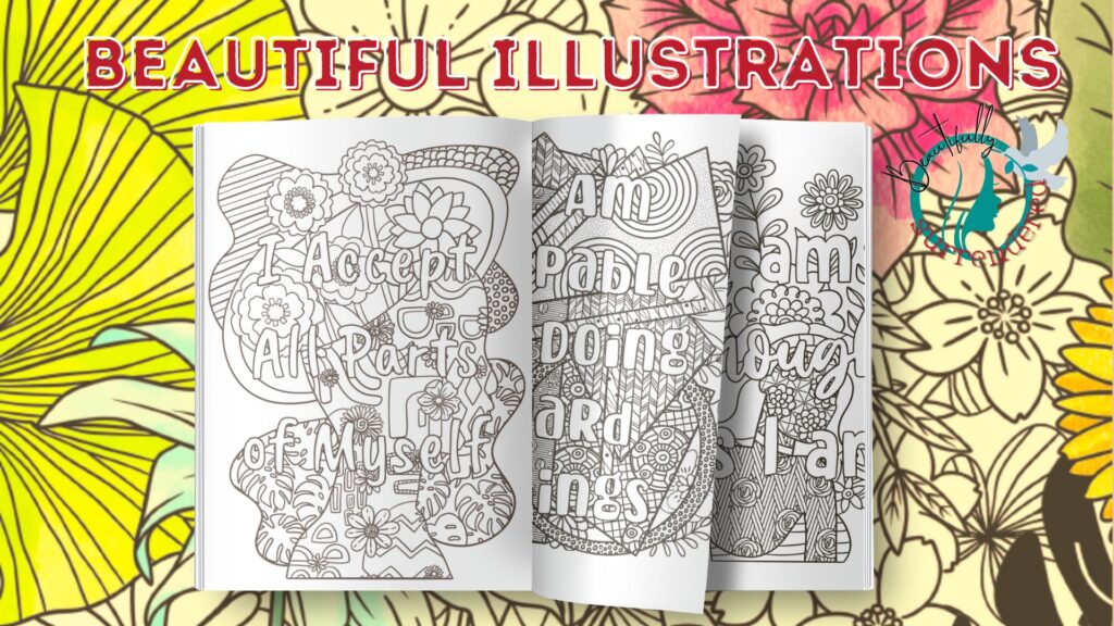 Confidence Affirmations (Coloring Book) - Image 2