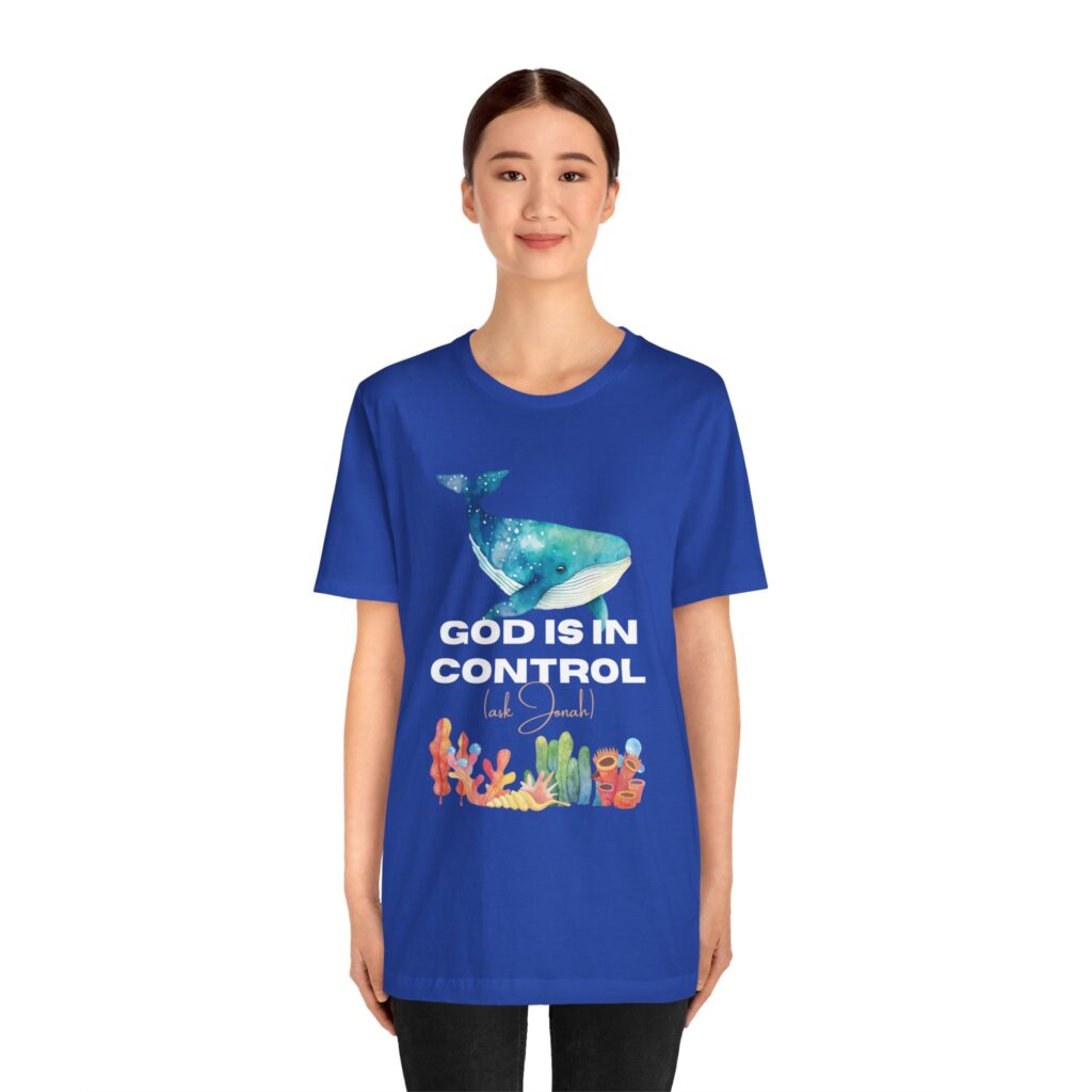 God is In Control Ask Jonah (Jersey Short Sleeve Tee) - Image 52