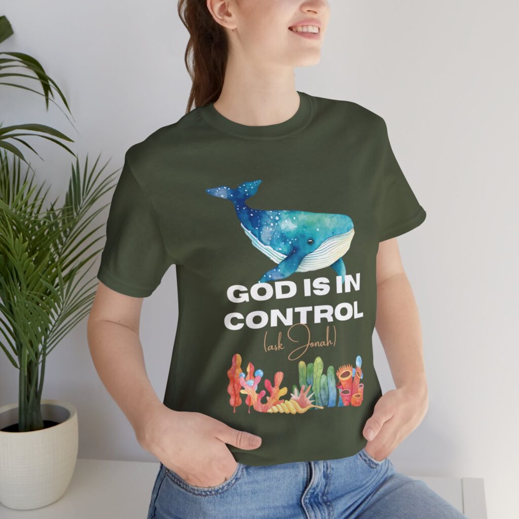 God is In Control Ask Jonah (Jersey Short Sleeve Tee) - Image 62