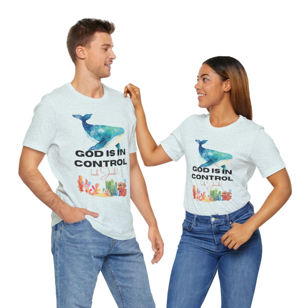 God is In Control Ask Jonah (Jersey Short Sleeve Tee) - Image 49