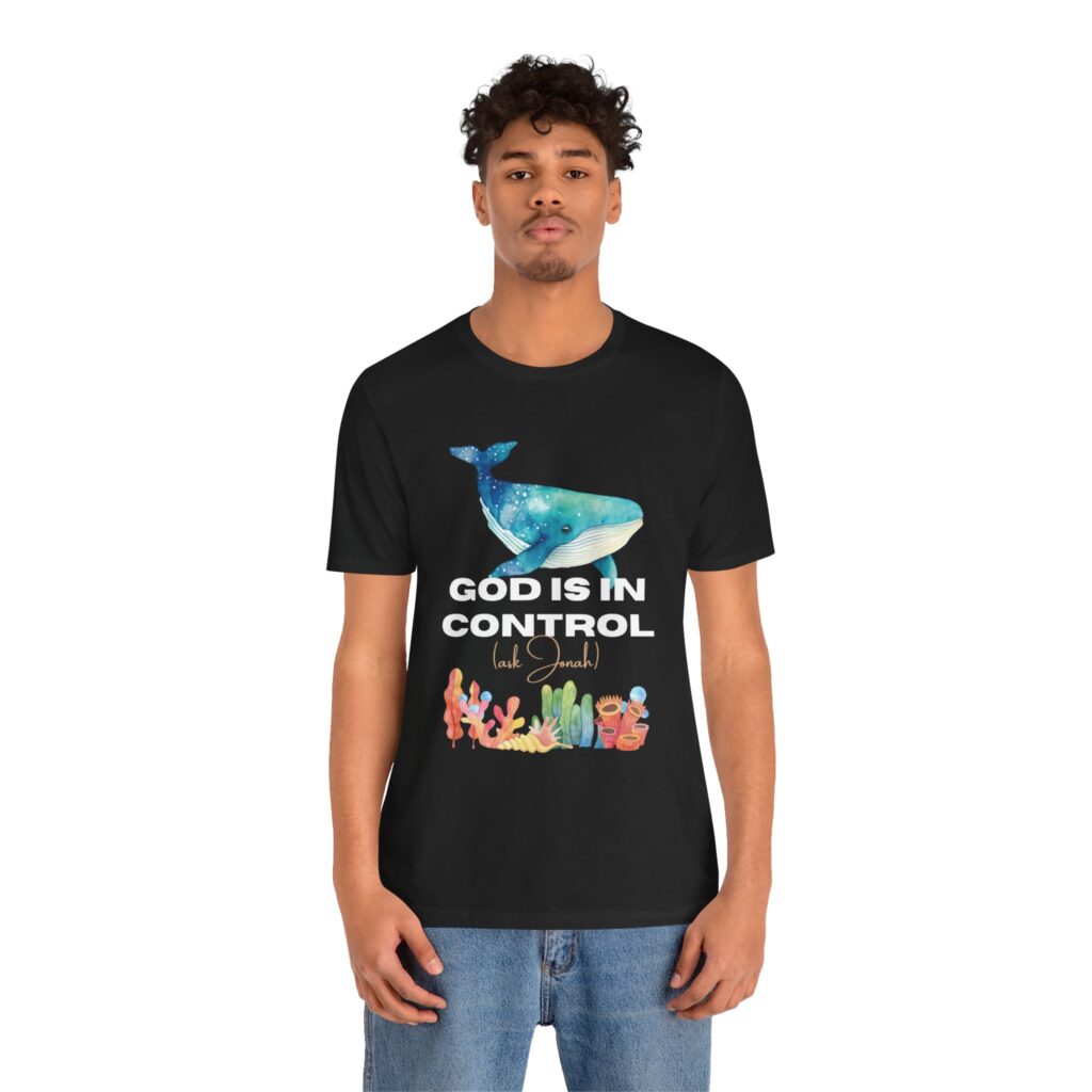 God is In Control Ask Jonah (Jersey Short Sleeve Tee) - Image 18
