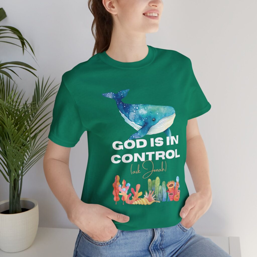 God is In Control Ask Jonah (Jersey Short Sleeve Tee) - Image 27