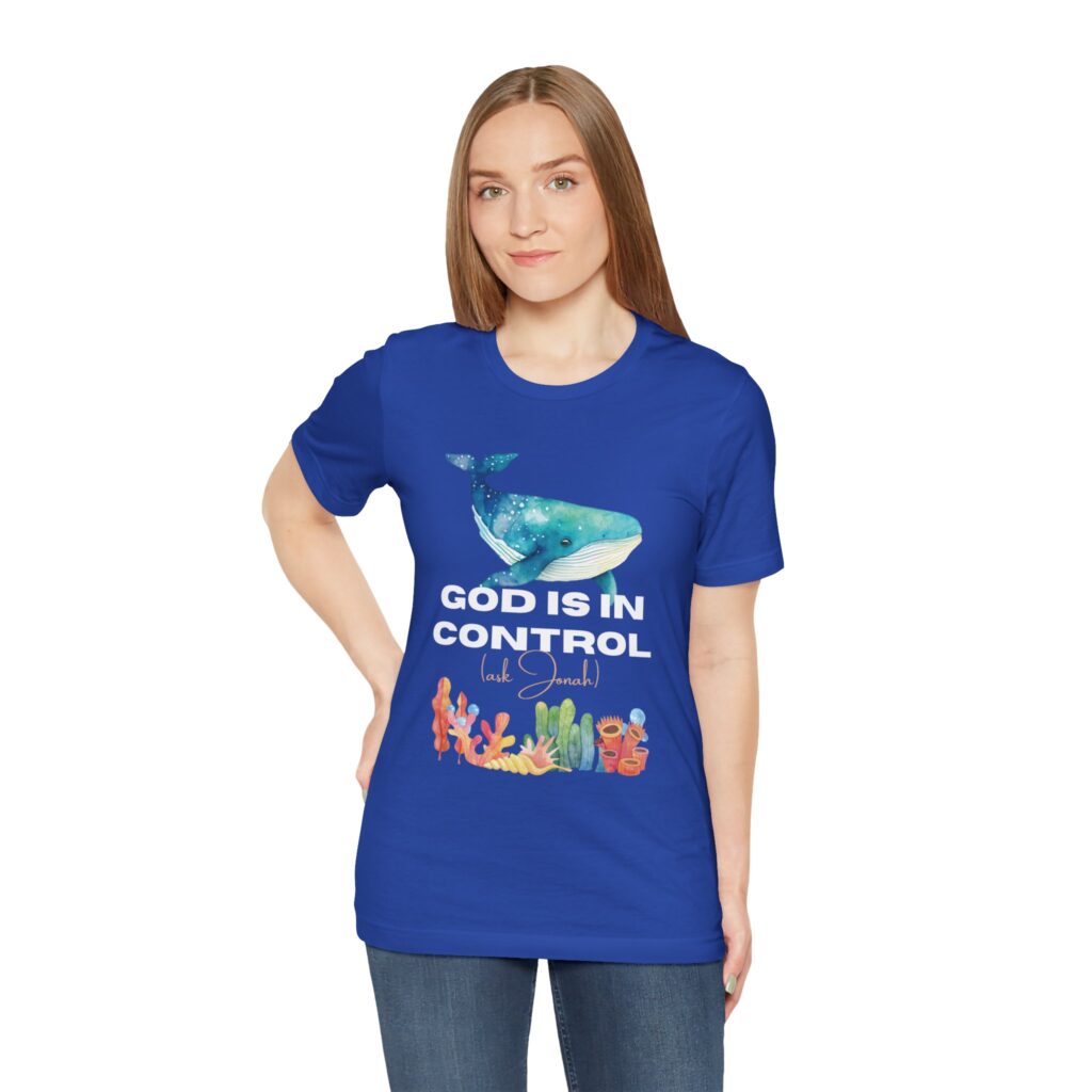God is In Control Ask Jonah (Jersey Short Sleeve Tee) - Image 54
