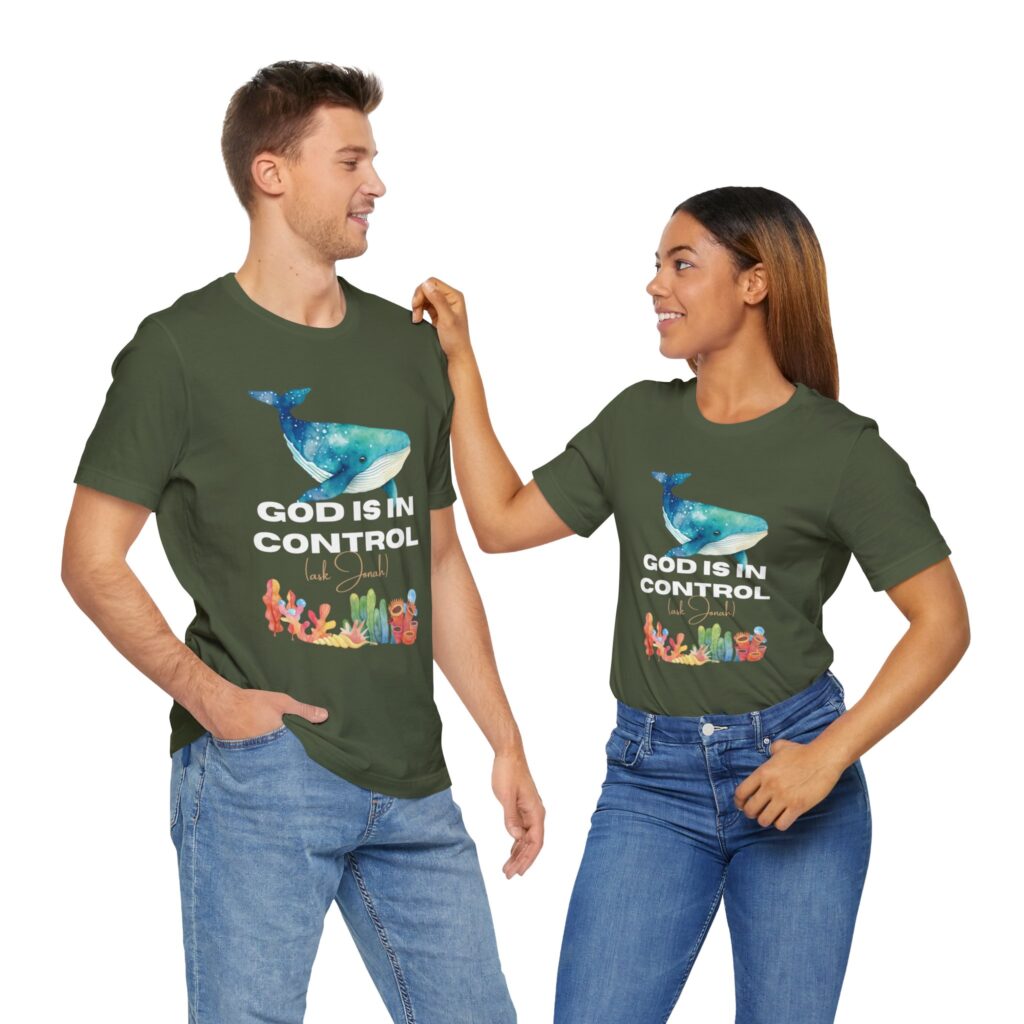 God is In Control Ask Jonah (Jersey Short Sleeve Tee) - Image 63