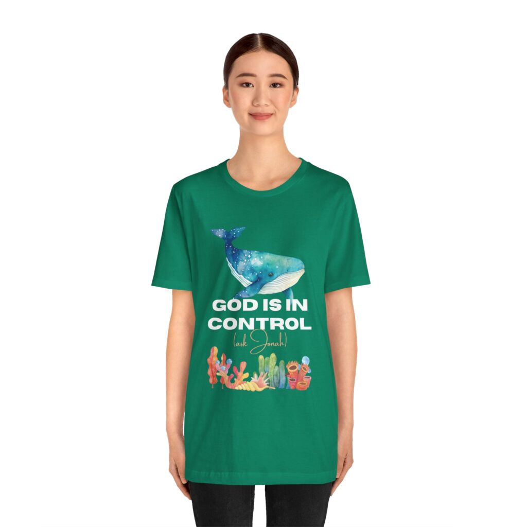 God is In Control Ask Jonah (Jersey Short Sleeve Tee) - Image 24