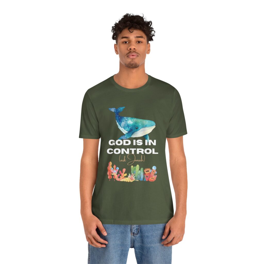 God is In Control Ask Jonah (Jersey Short Sleeve Tee) - Image 60