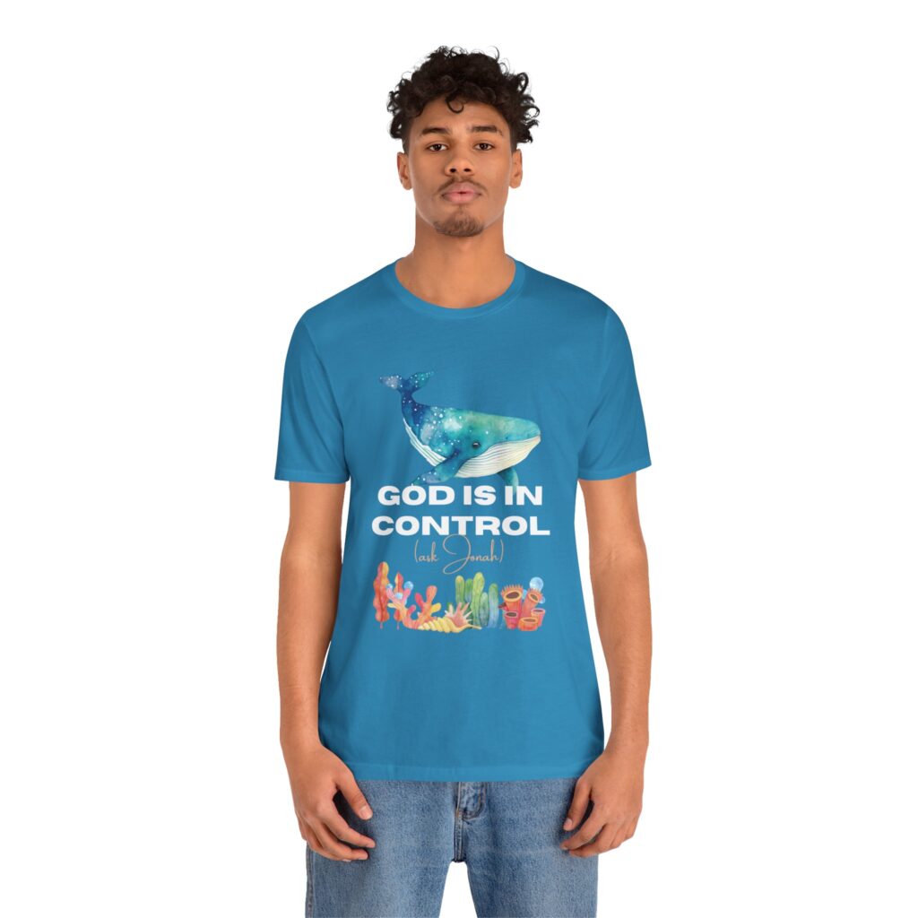 God is In Control Ask Jonah (Jersey Short Sleeve Tee) - Image 39