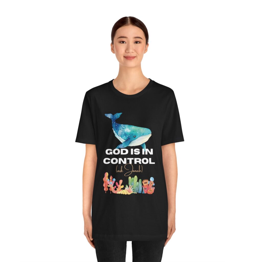 God is In Control Ask Jonah (Jersey Short Sleeve Tee) - Image 17