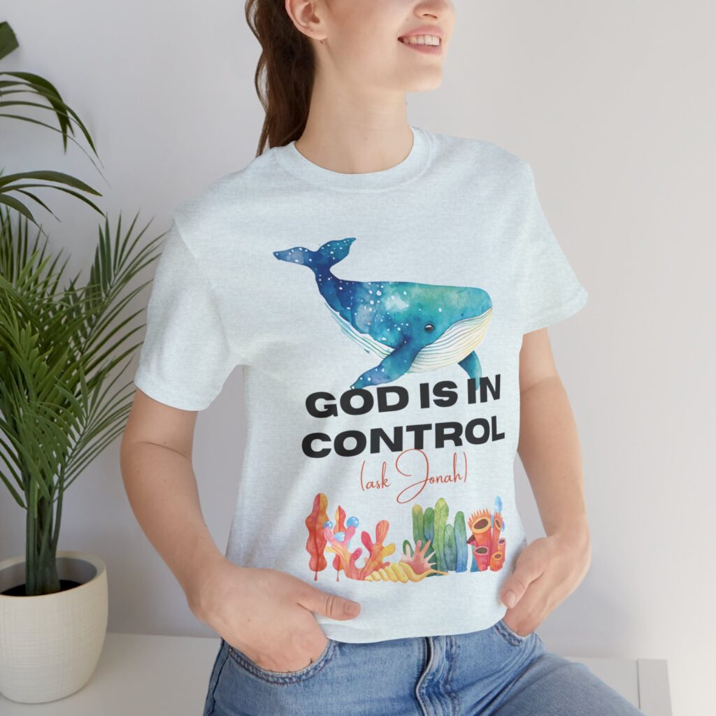 God is In Control Ask Jonah (Jersey Short Sleeve Tee) - Image 48