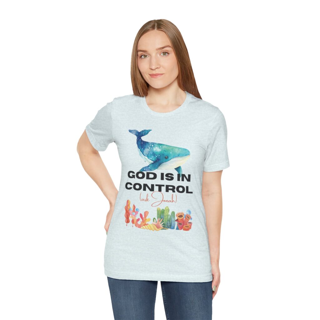 God is In Control Ask Jonah (Jersey Short Sleeve Tee) - Image 47