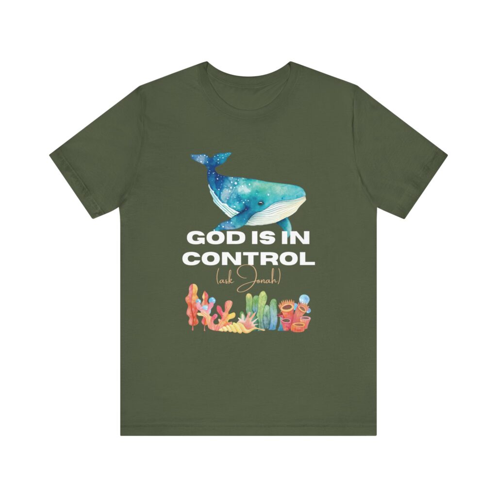 God is In Control Ask Jonah (Jersey Short Sleeve Tee) - Image 57