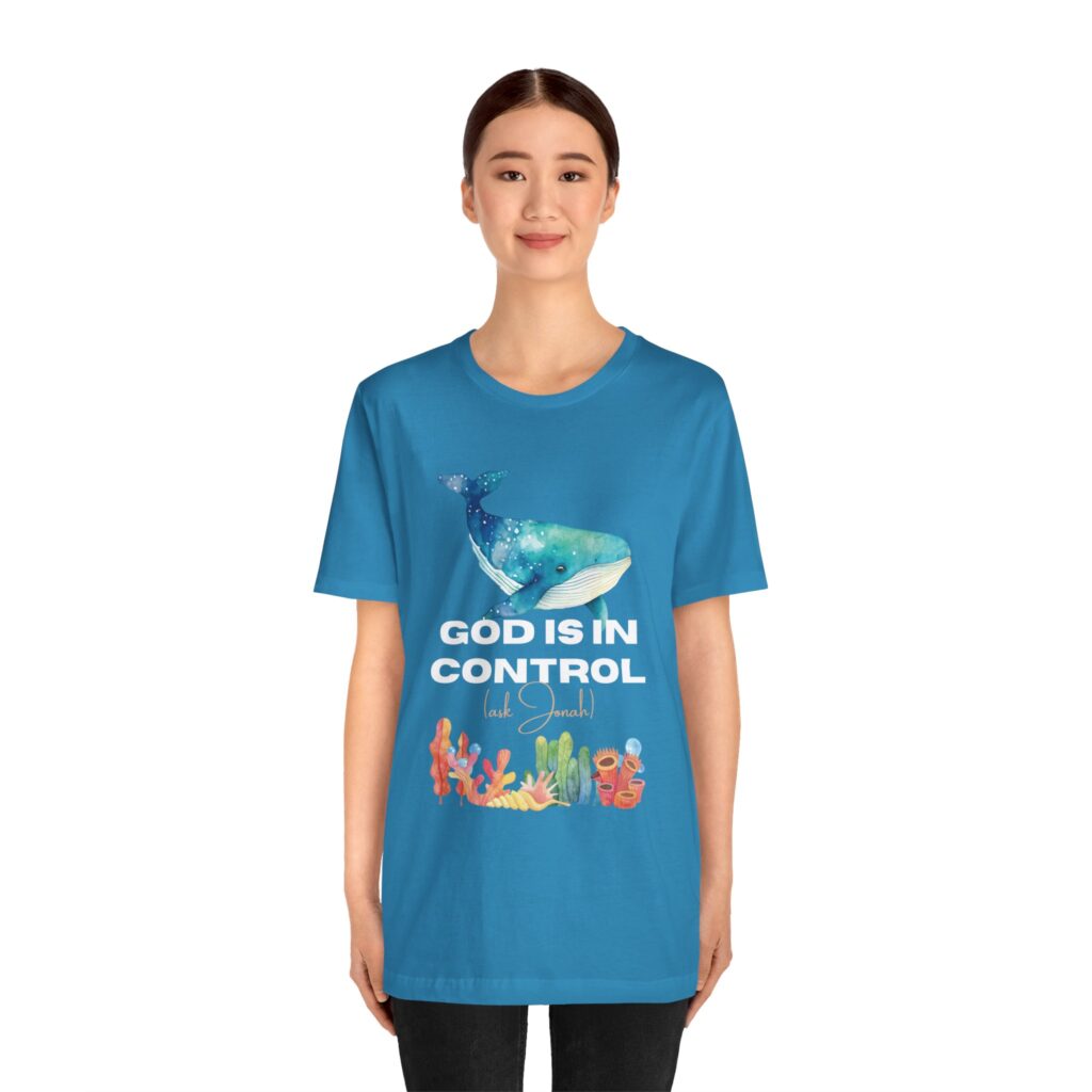 God is In Control Ask Jonah (Jersey Short Sleeve Tee) - Image 38