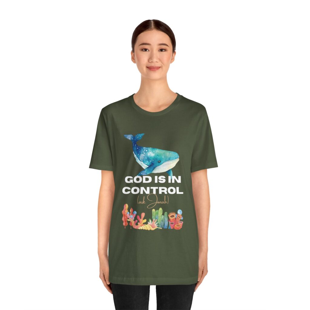 God is In Control Ask Jonah (Jersey Short Sleeve Tee) - Image 59