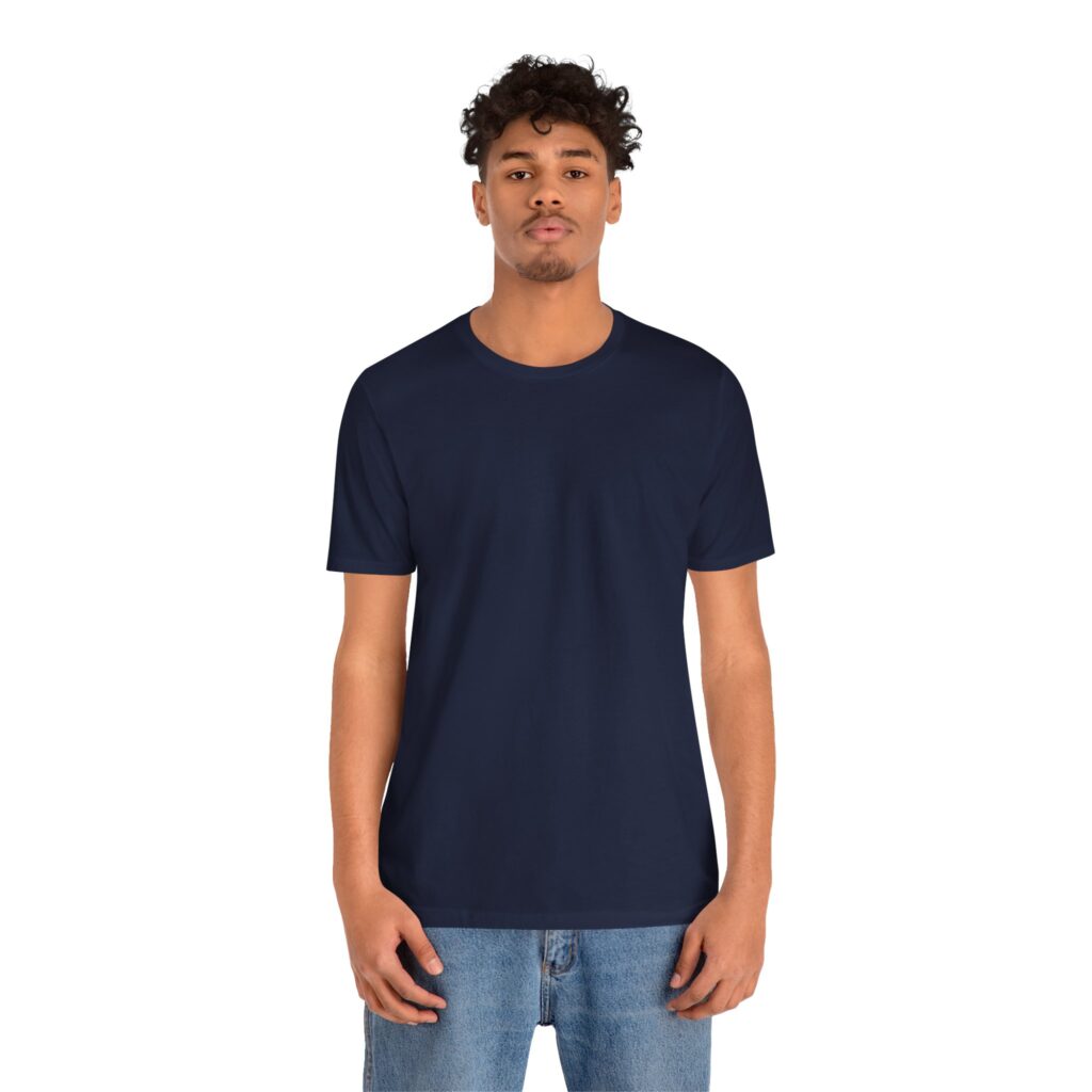 Warning May Spontaneously Start Talking About Jesus (Jersey Short Sleeve Tee) - Image 4