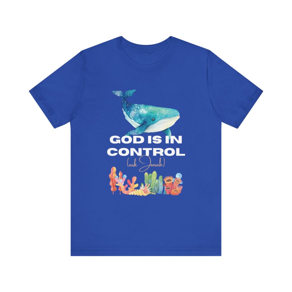 God is In Control Ask Jonah (Jersey Short Sleeve Tee) - Image 50