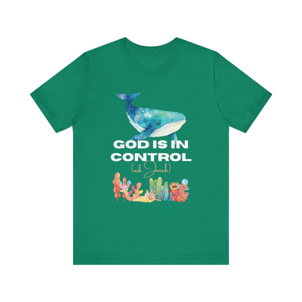 God is In Control Ask Jonah (Jersey Short Sleeve Tee) - Image 22