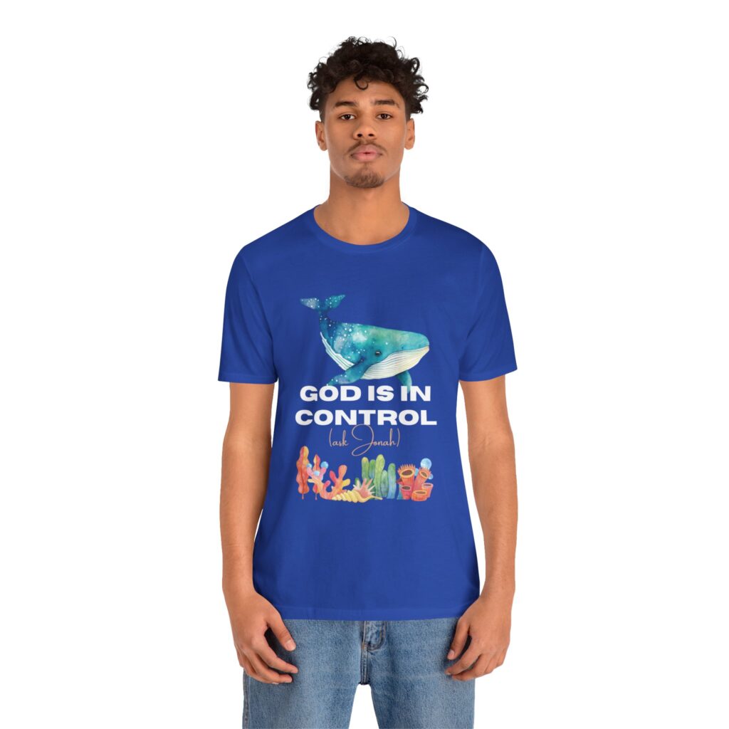 God is In Control Ask Jonah (Jersey Short Sleeve Tee) - Image 53