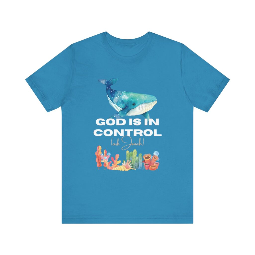 God is In Control Ask Jonah (Jersey Short Sleeve Tee) - Image 36