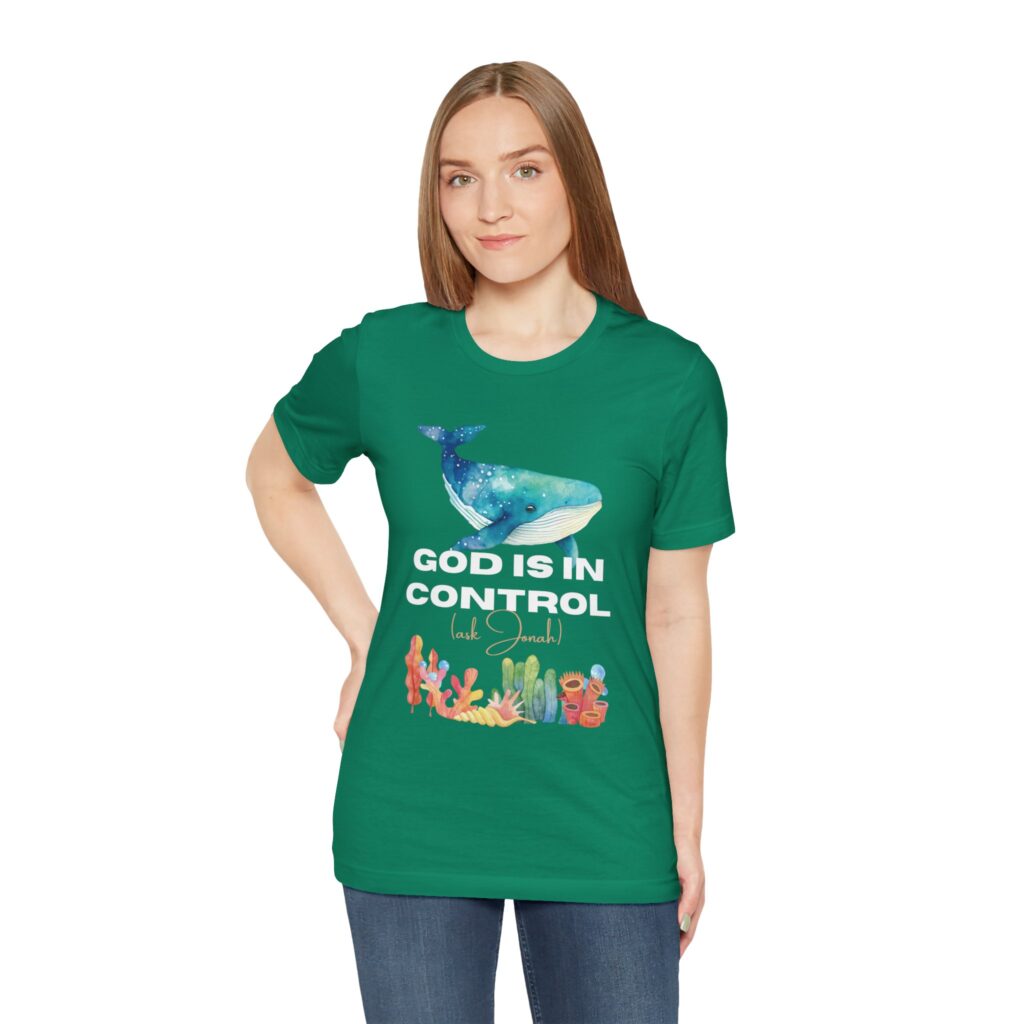 God is In Control Ask Jonah (Jersey Short Sleeve Tee) - Image 26