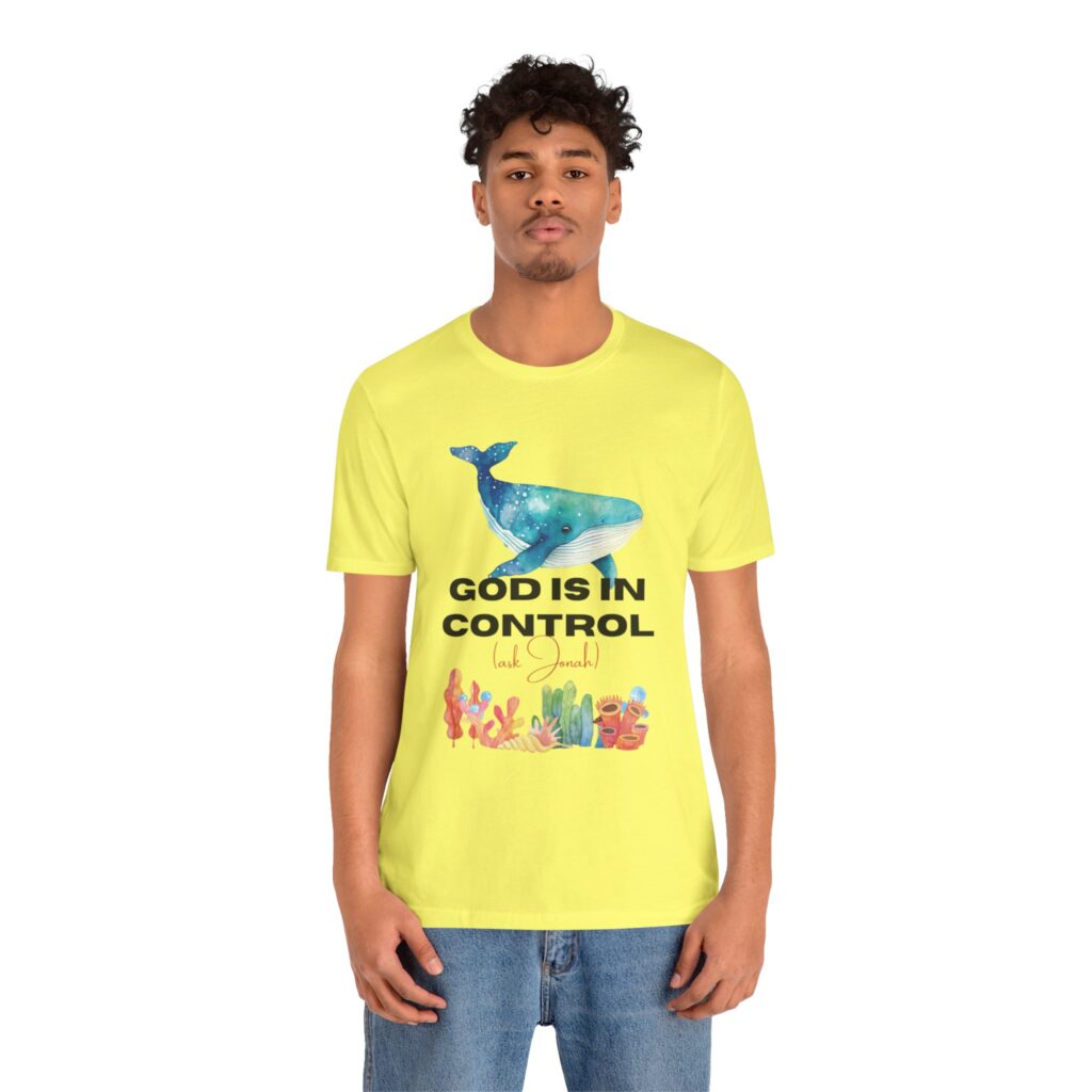 God is In Control Ask Jonah (Jersey Short Sleeve Tee) - Image 11