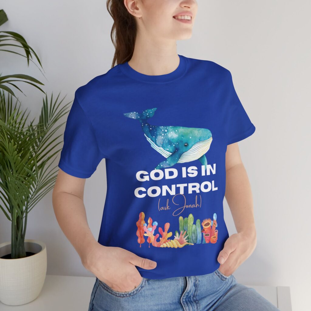 God is In Control Ask Jonah (Jersey Short Sleeve Tee) - Image 55
